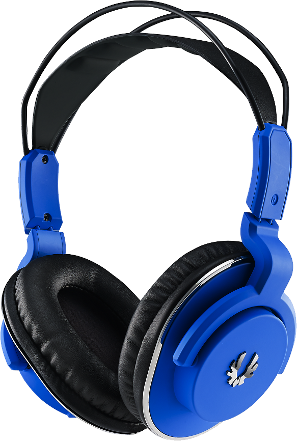 Niebieskie słuchawki