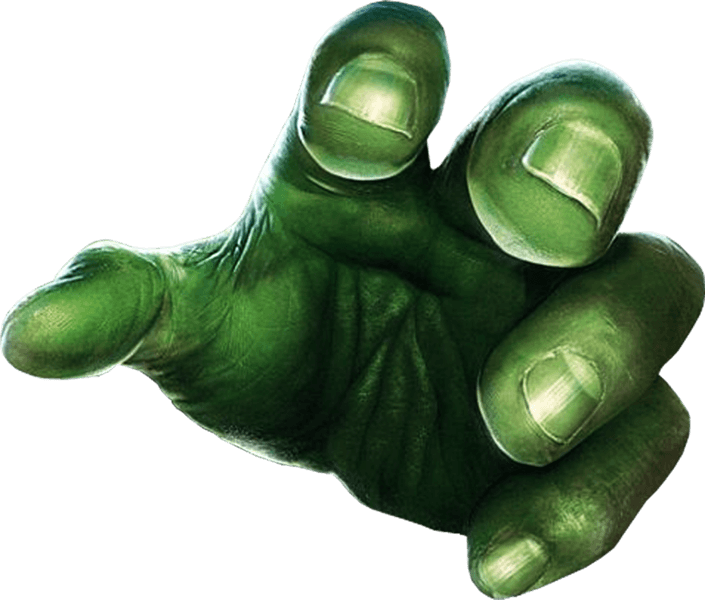 La main de Hulk
