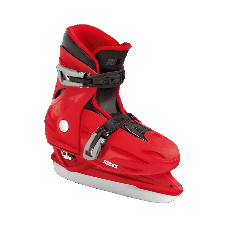 รองเท้าสเก็ตน้ำแข็งสีแดง