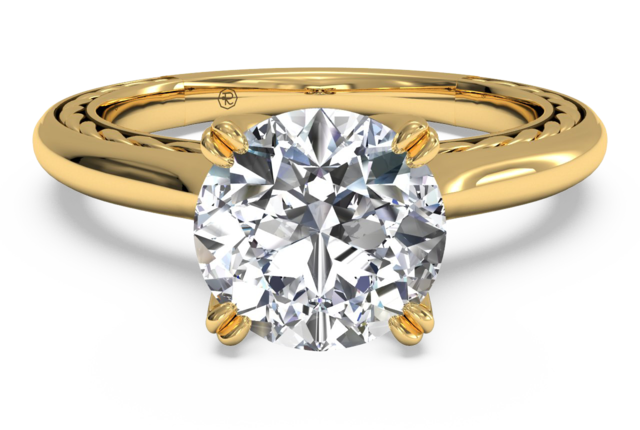 ダイヤモンドの金の指輪