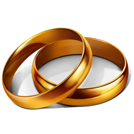 Anel de casamento de ouro