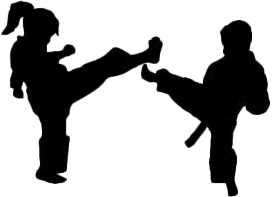 Karate silüeti