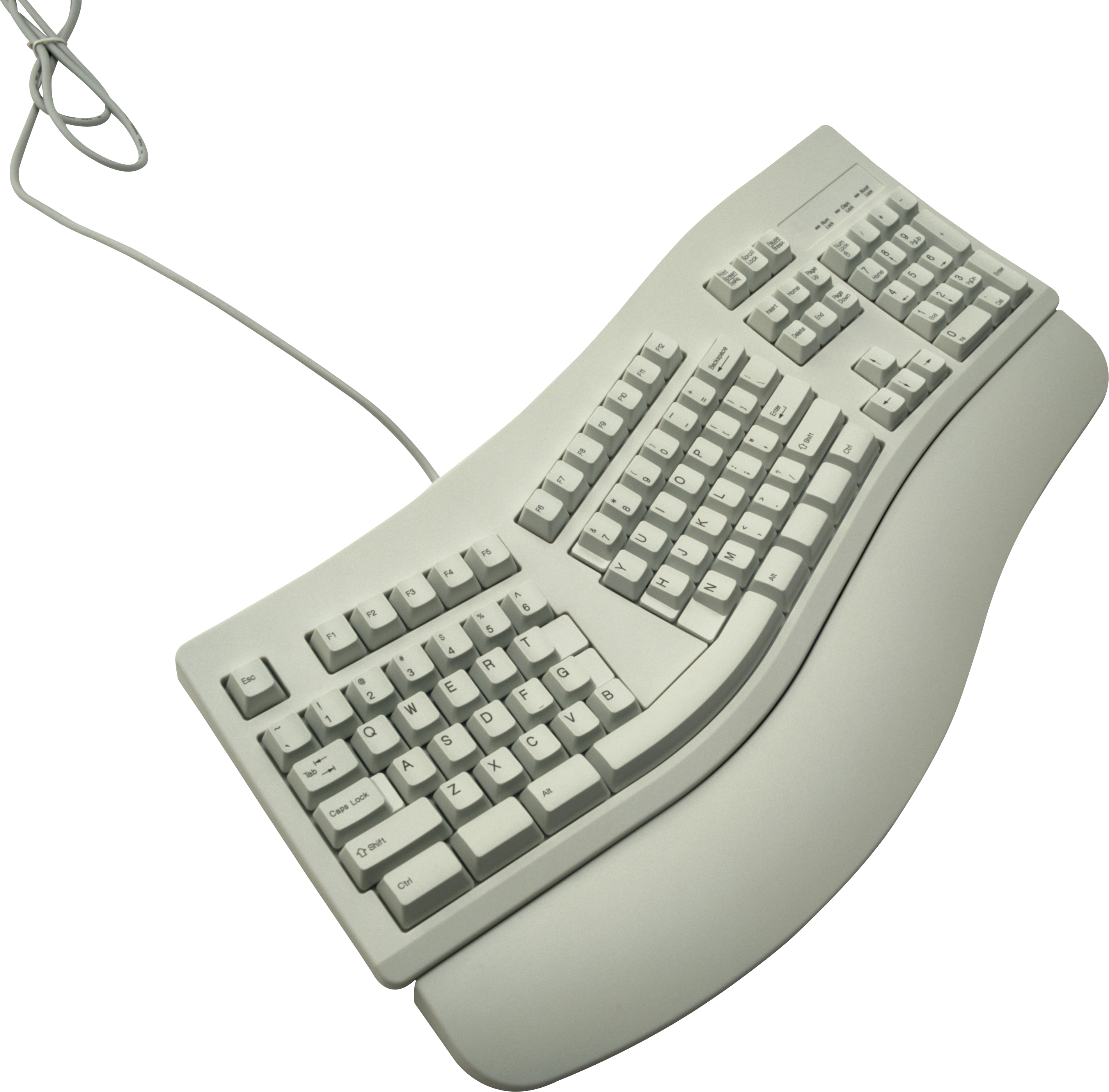 Weiße Tastatur