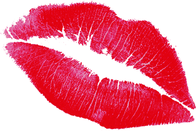 Nụ hôn, đôi môi đỏ