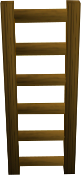 Escada de madeira