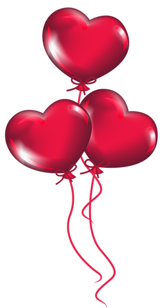 Três balões de amor