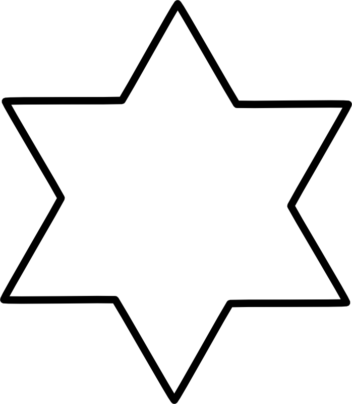 Statue de Magen David, l'étoile juive