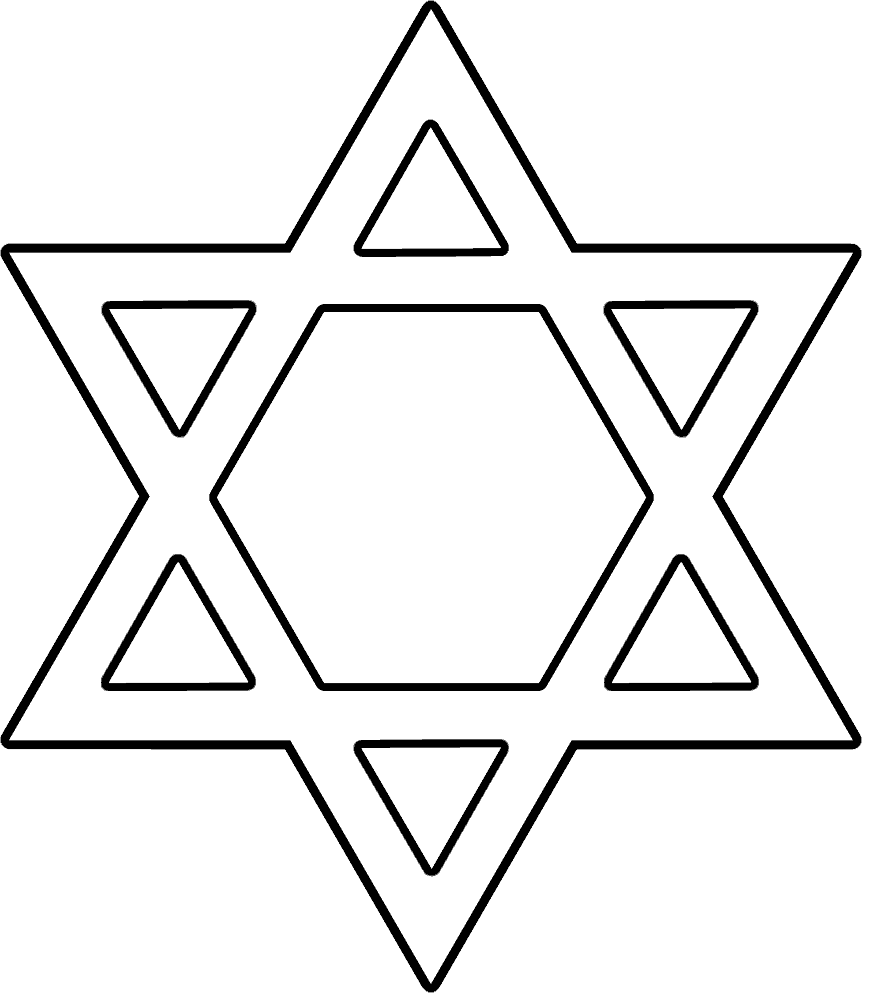 Posąg Magen David, żydowskiej gwiazdy