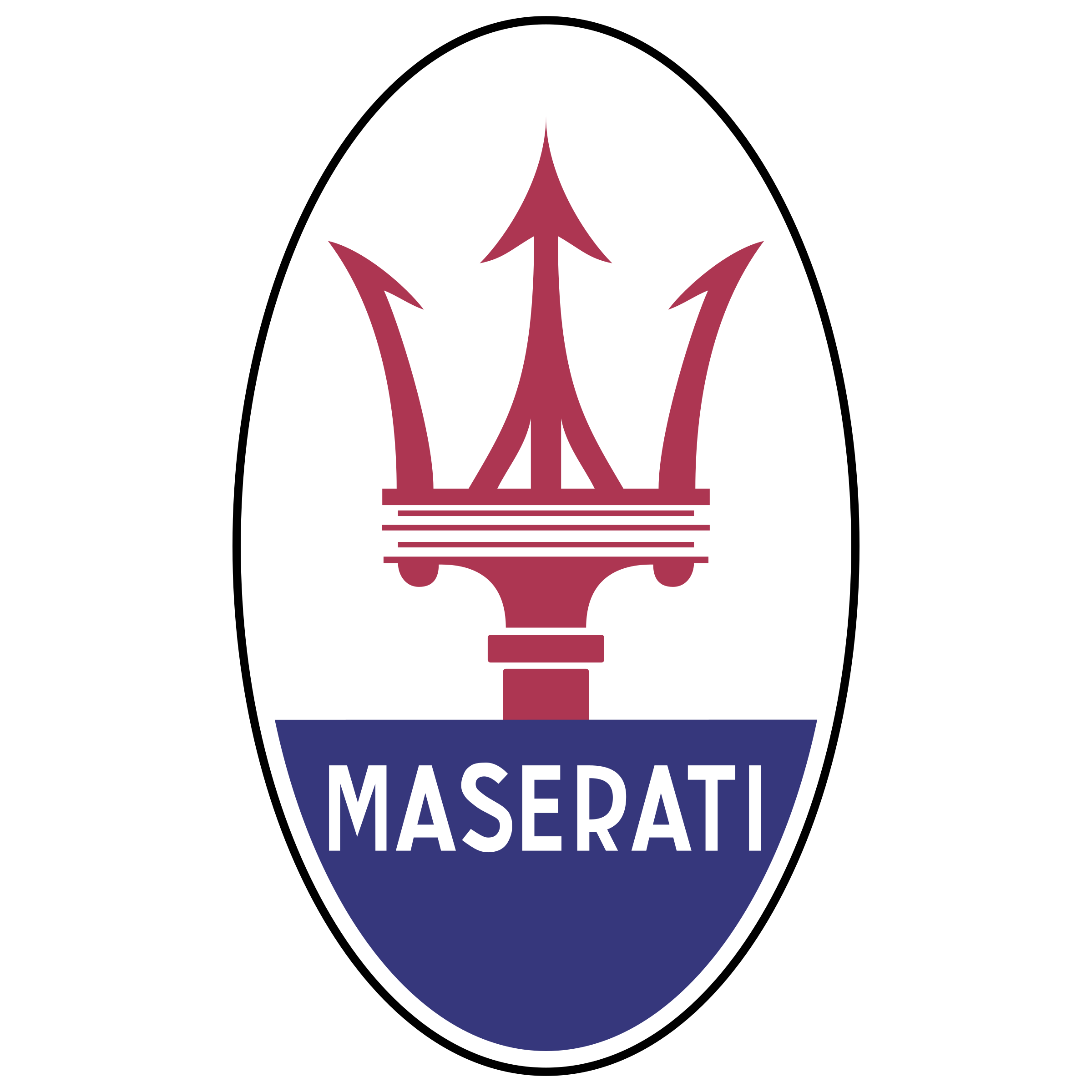 マセラティのロゴ
