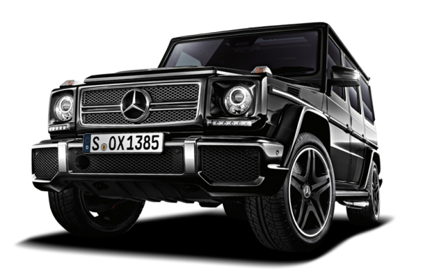 Czarny samochód Mercedes G-Klasa Gelandewagen