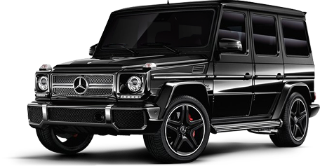 Czarny samochód Mercedes G-Klasa Gelandewagen
