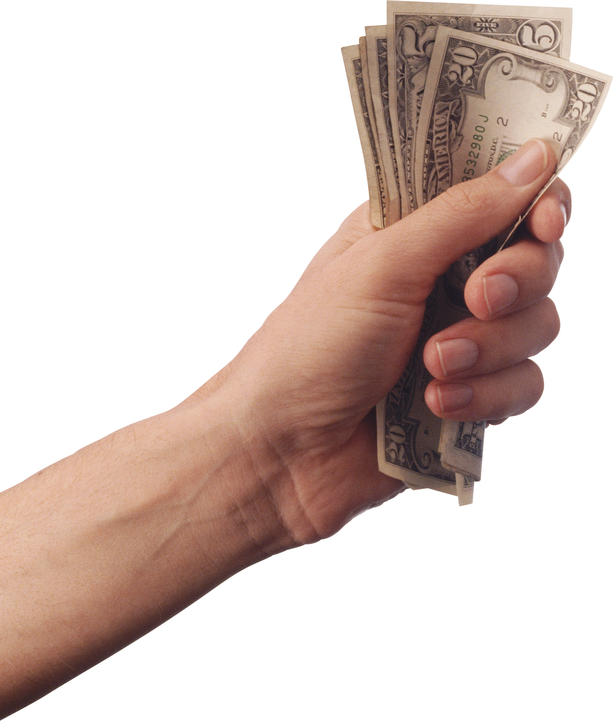 Dinheiro na mão (USD)