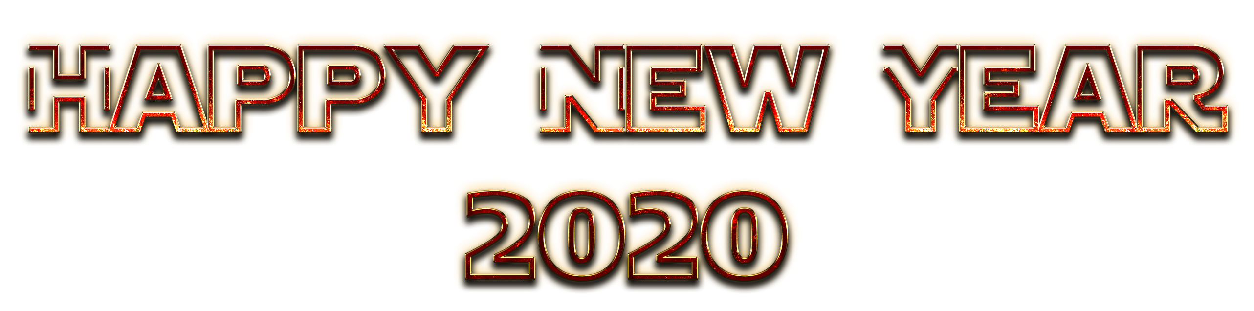 Dia de Ano Novo de 2020 e Feliz Ano Novo