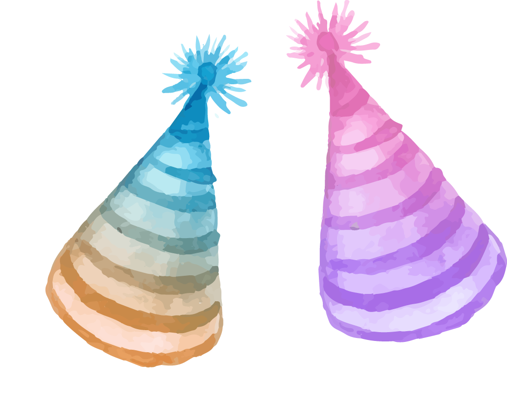 Imprezowa czapka urodzinowa