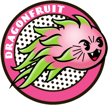 Ícone de fruta do dragão, clip-art