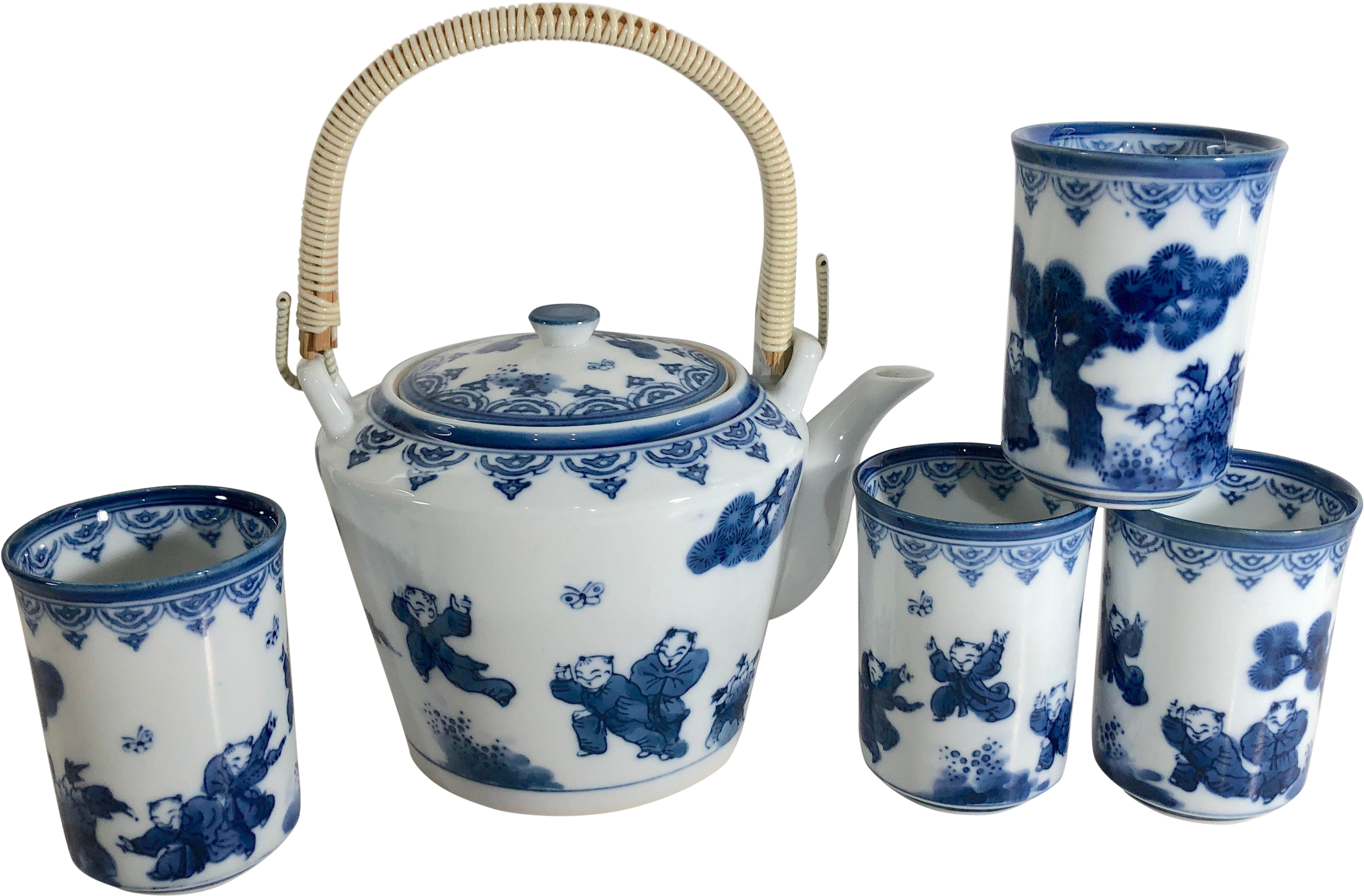 复古瓷器茶壶套装