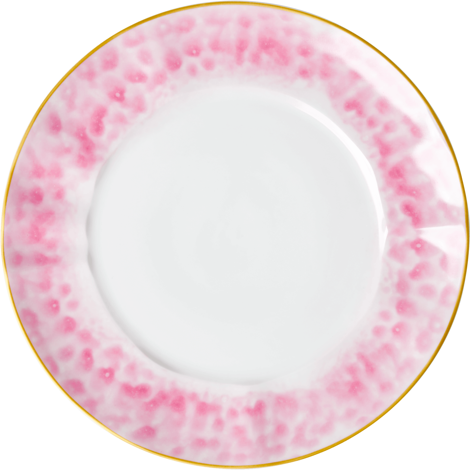 Szkliwiony ceramiczny talerz obiadowy