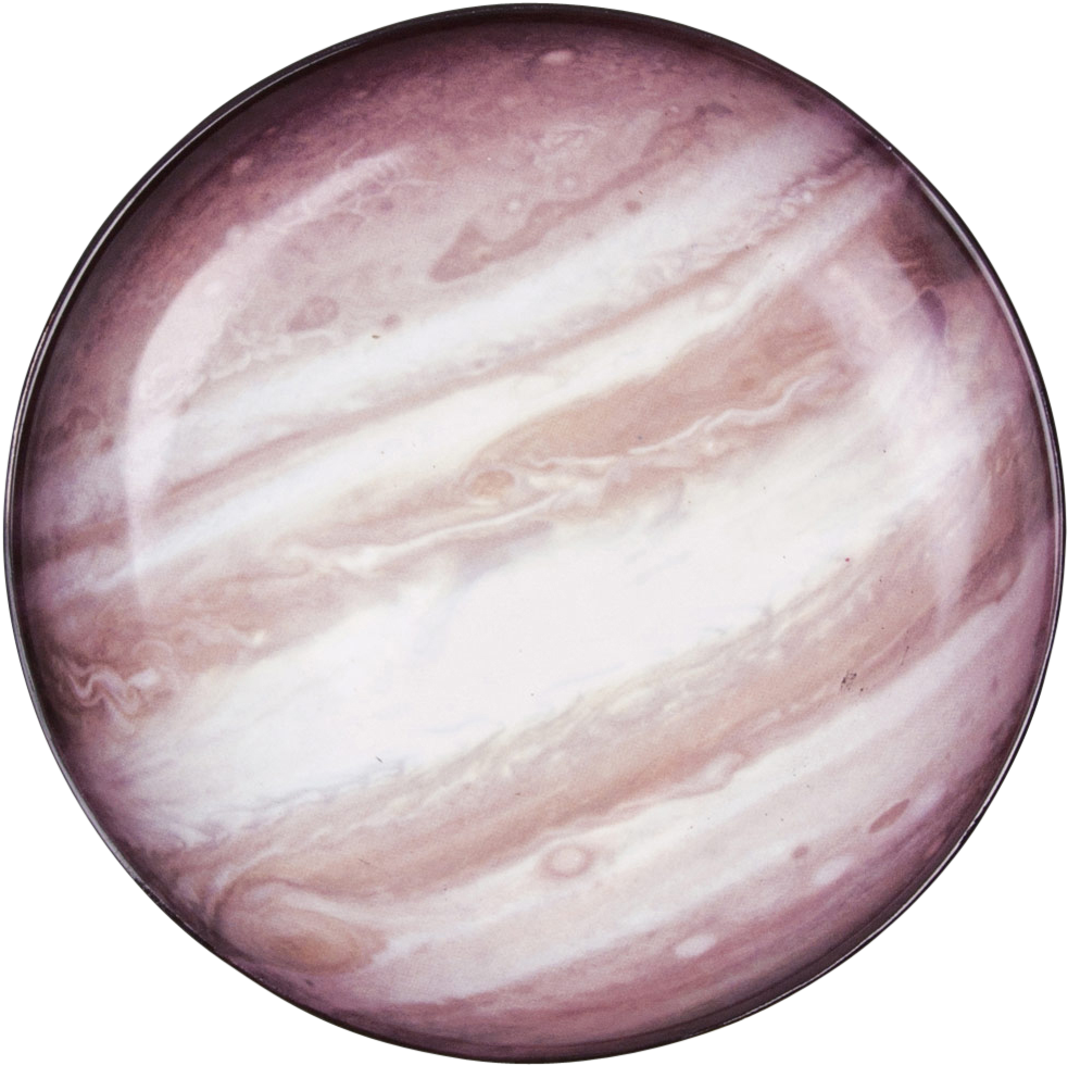 Assiette plate univers porcelaine, dîner Jupiter
