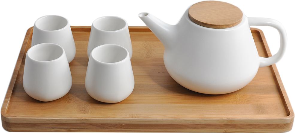 Teekannenset aus Keramik