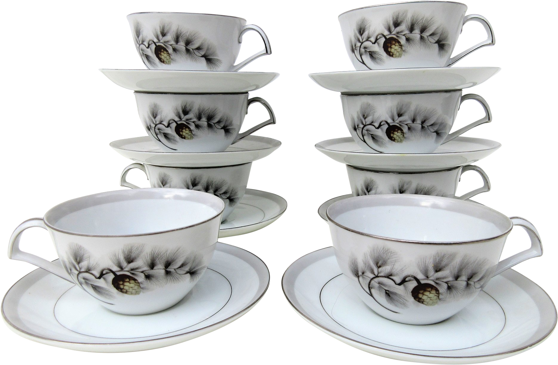 Tazza da tè in ceramica cinese vintage