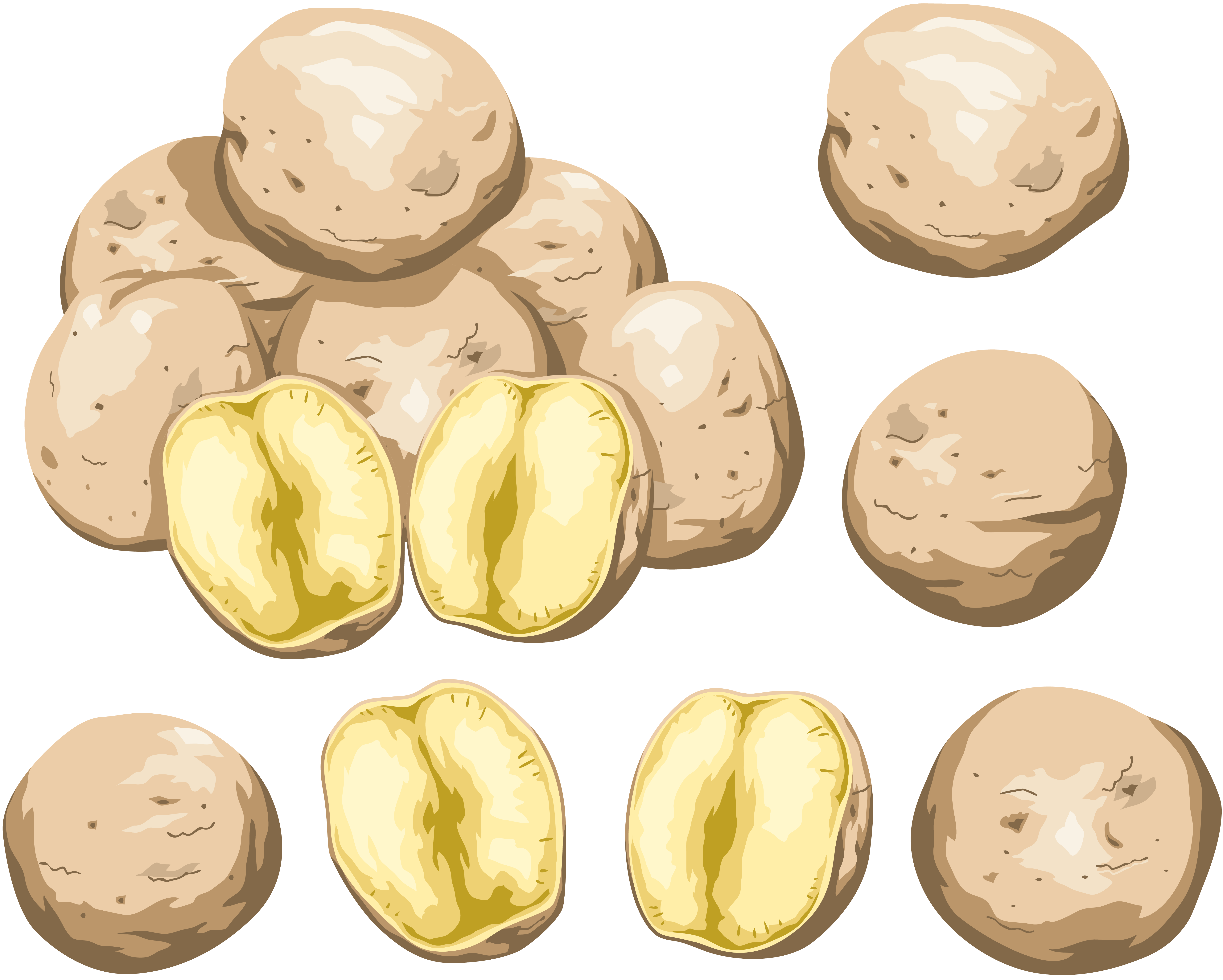 Kreskówka ziemniak