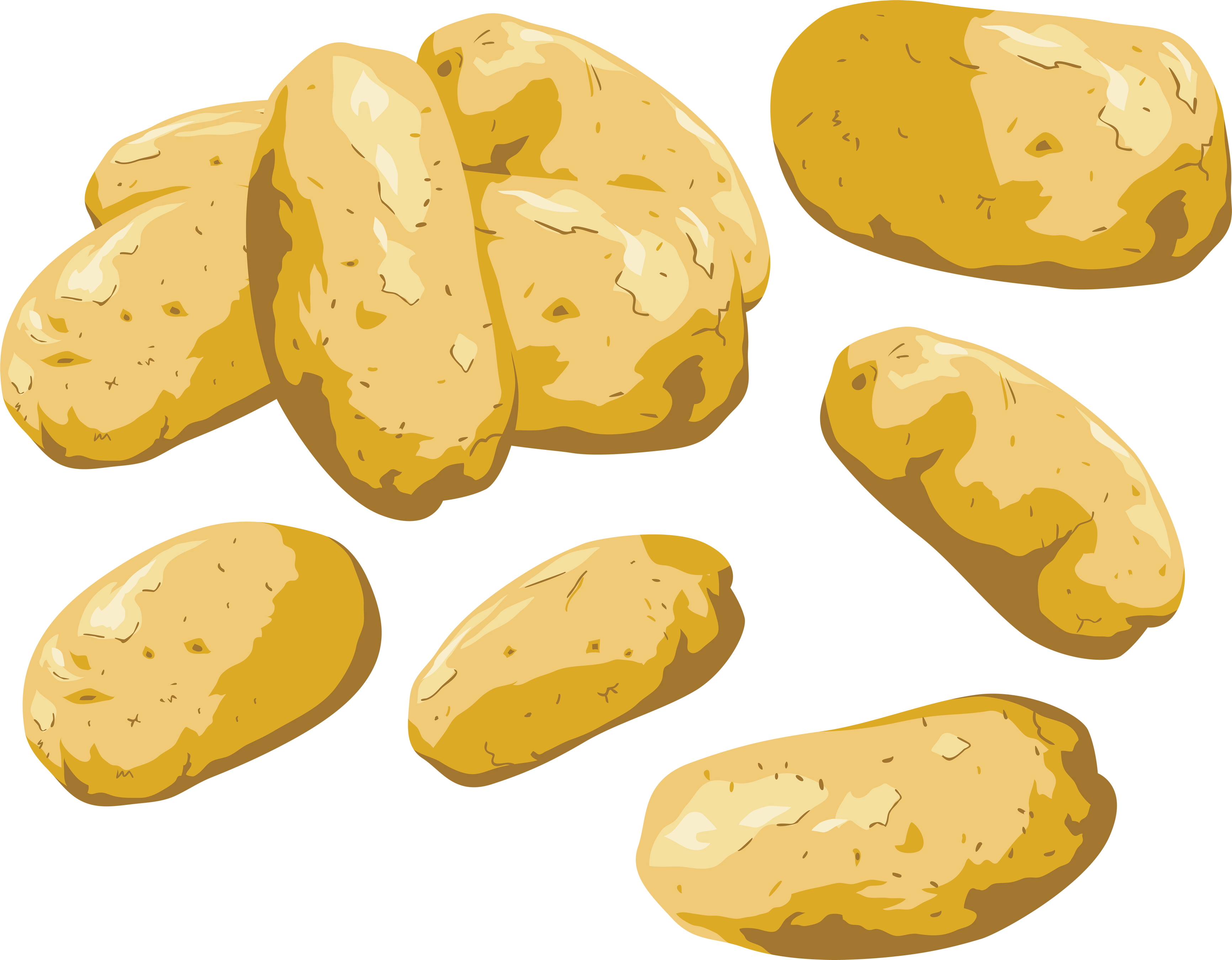 Żółte ziemniaki