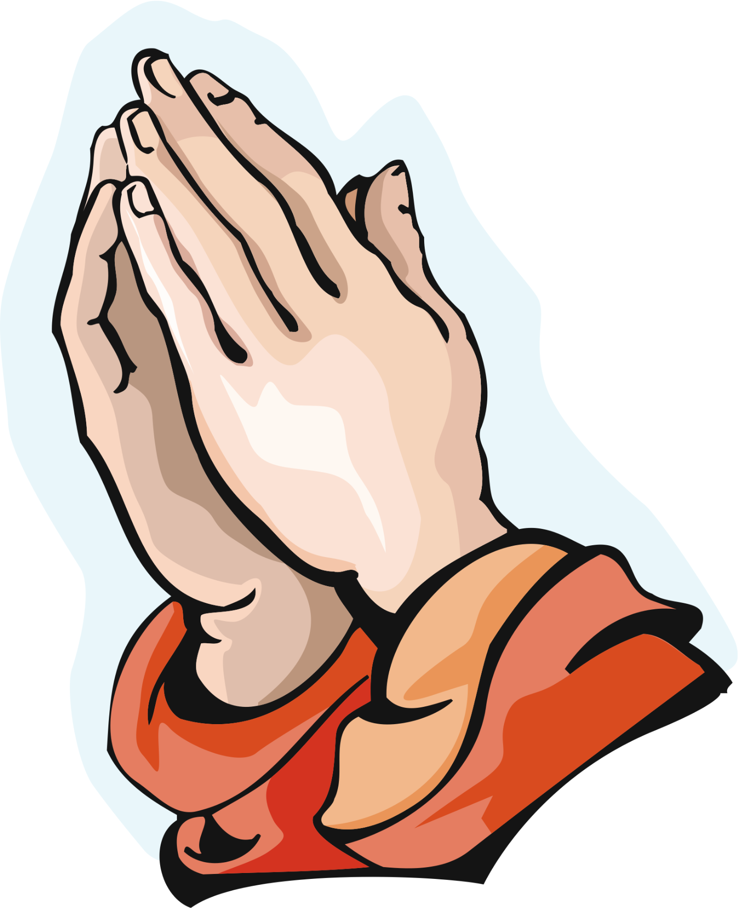 हाथ जोड़कर प्रार्थना करना