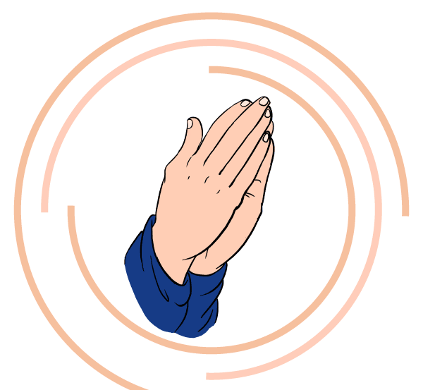 Modlące się ręce
