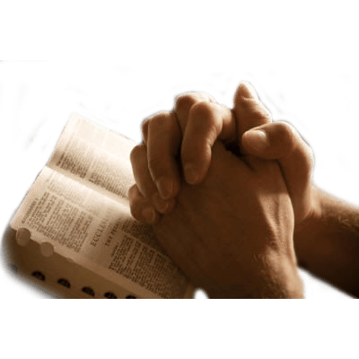 Les mains en prière