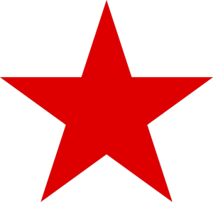 लाल पांच-नुकीला तारा