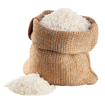 Um saco de arroz