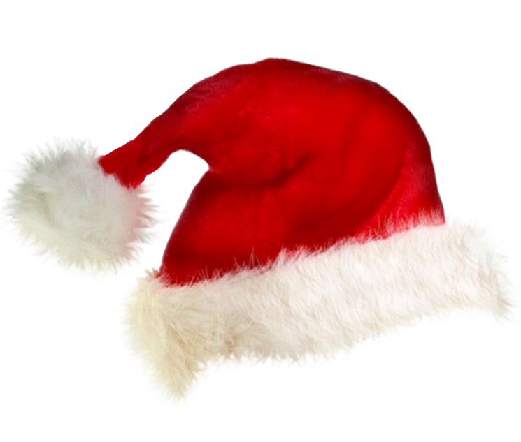 Chapéus de Papai Noel, chapéus de Natal