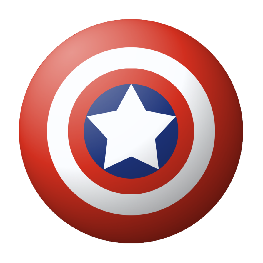 Bouclier rond Captain America