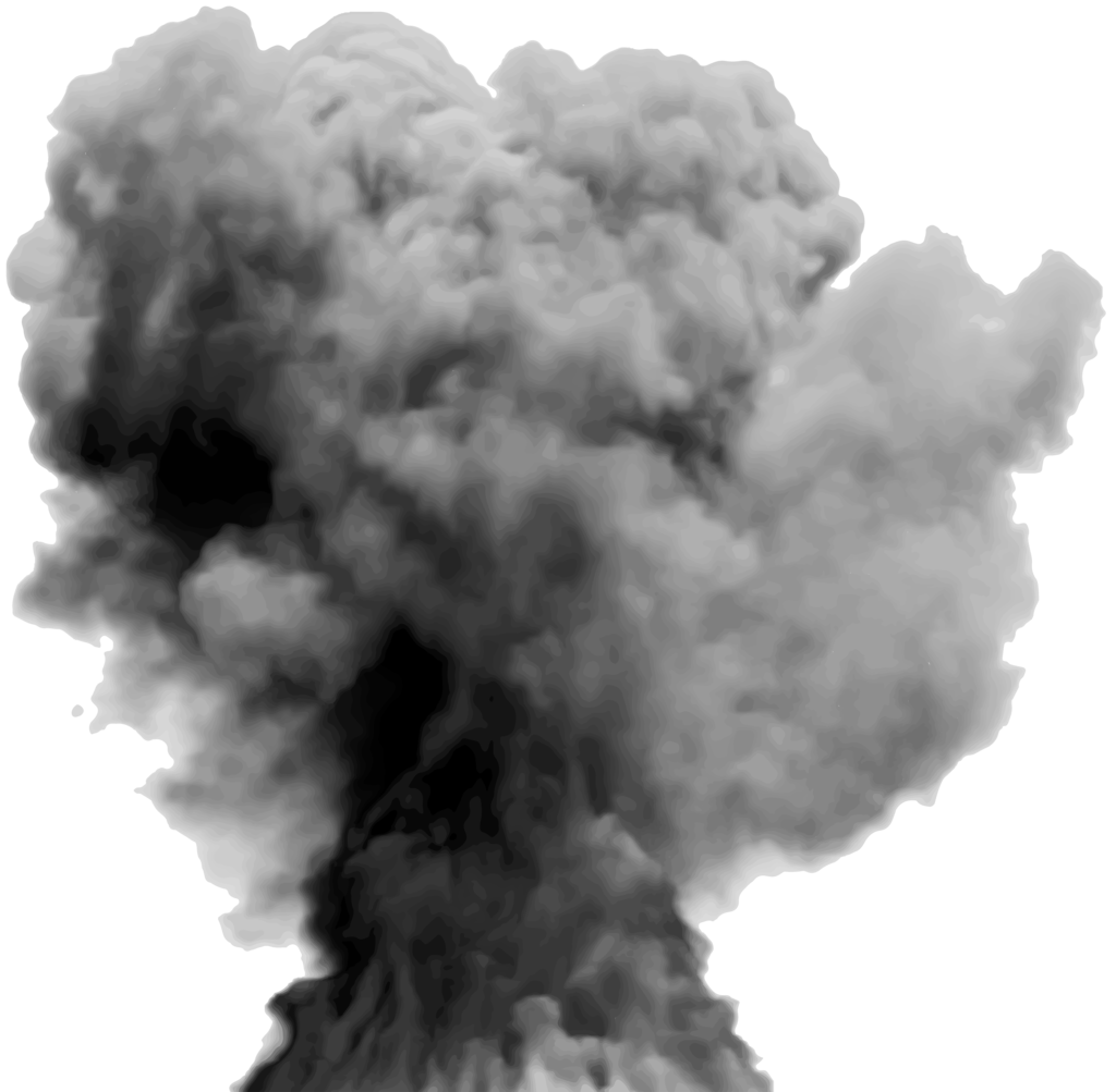 Vulkanischer Rauch