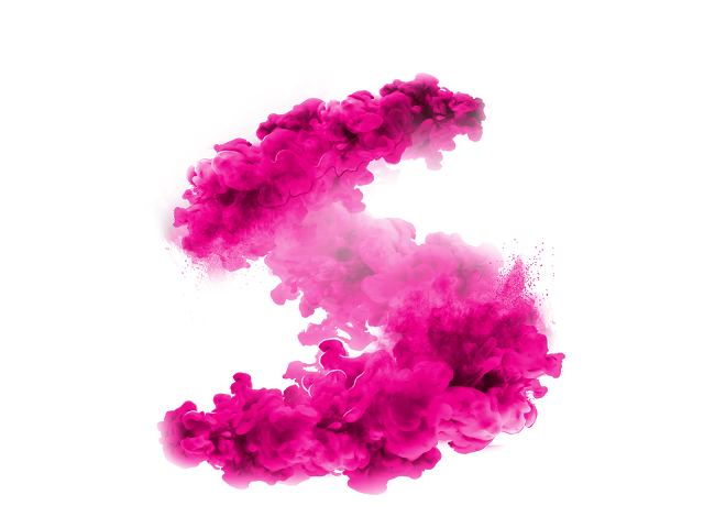 Fumée rose
