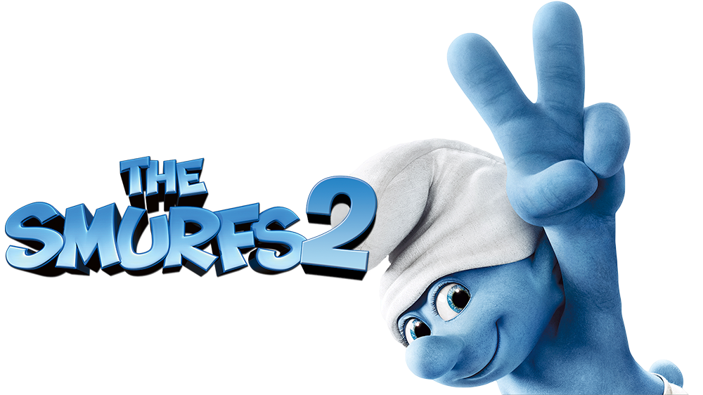 O logotipo dos Smurfs