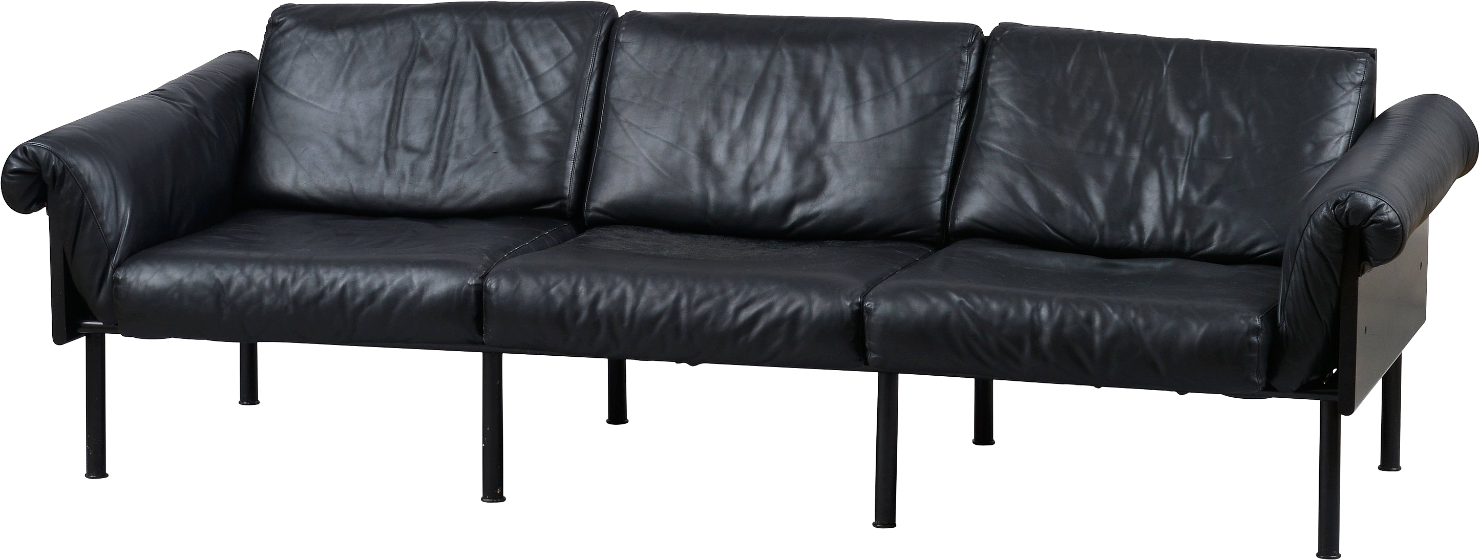 Czarna sofa