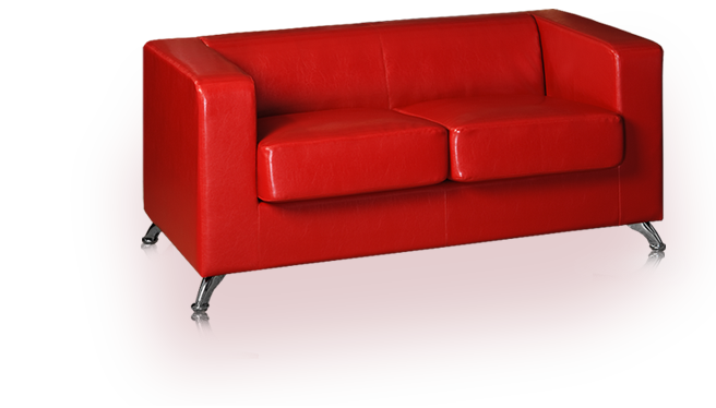 Sofa merah