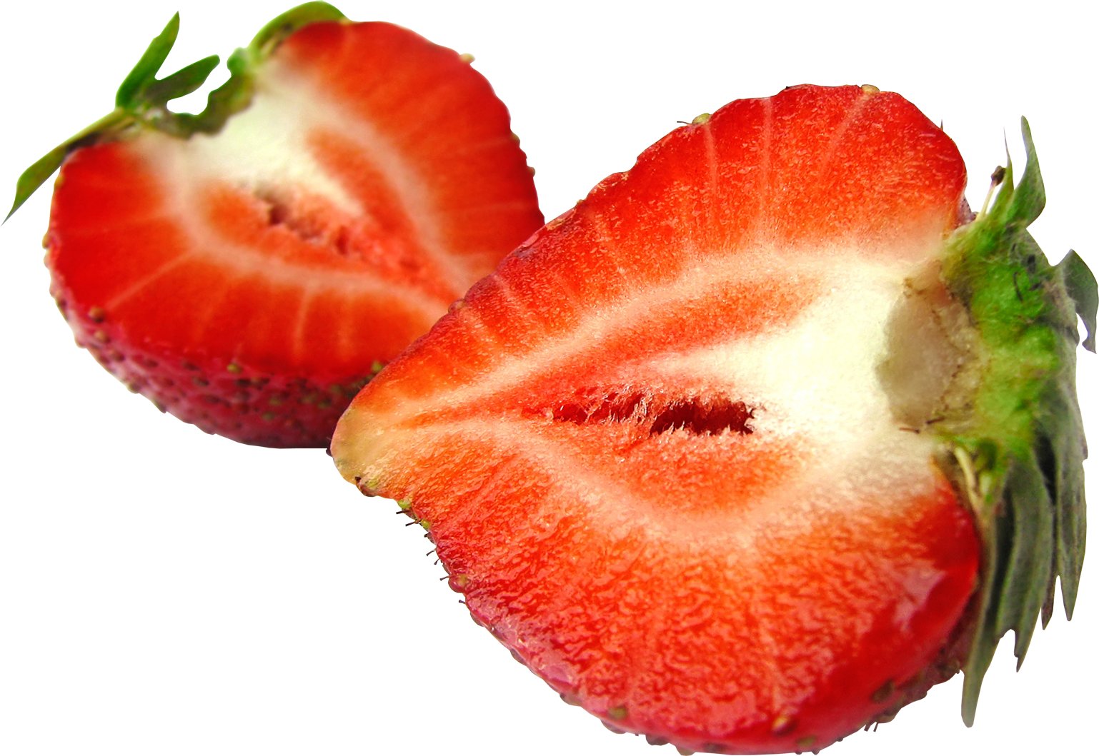 Geschnittene Erdbeere