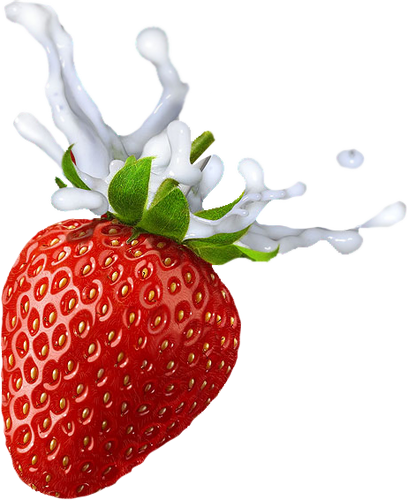 Erdbeermilchspritzer