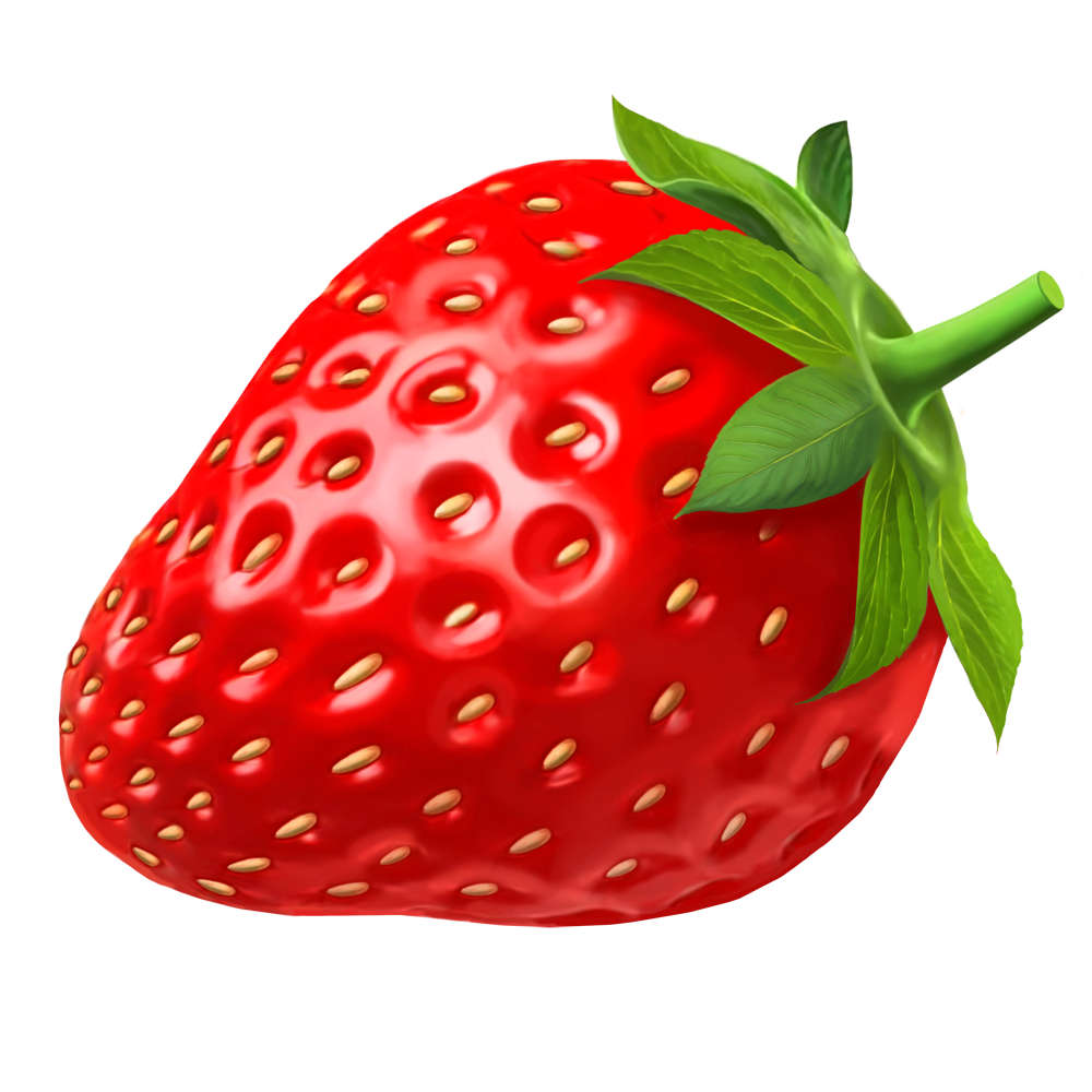 큰 빨간 딸기
