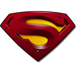 「スーパーマン」のロゴ