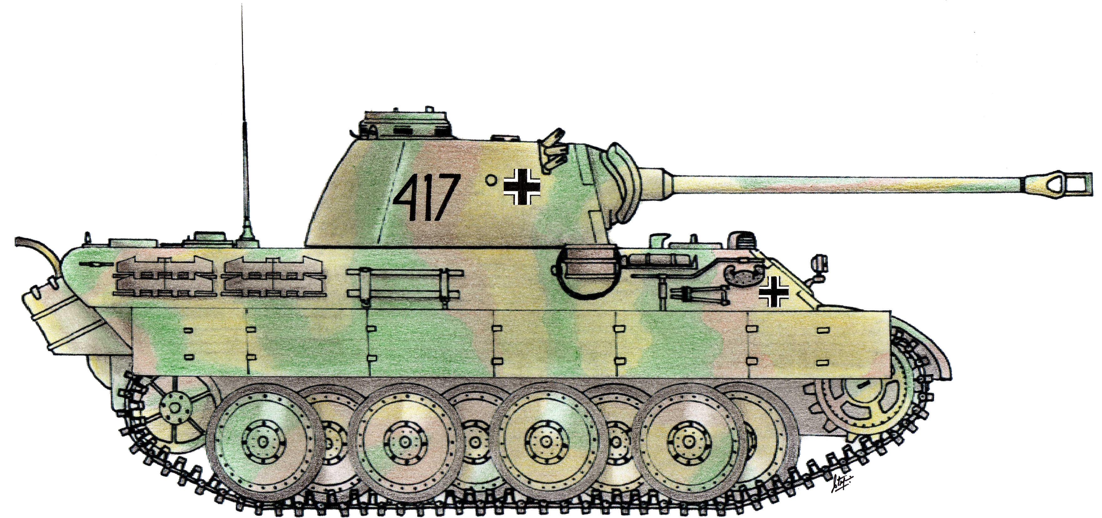 Alman tankları, zırhlı tanklar