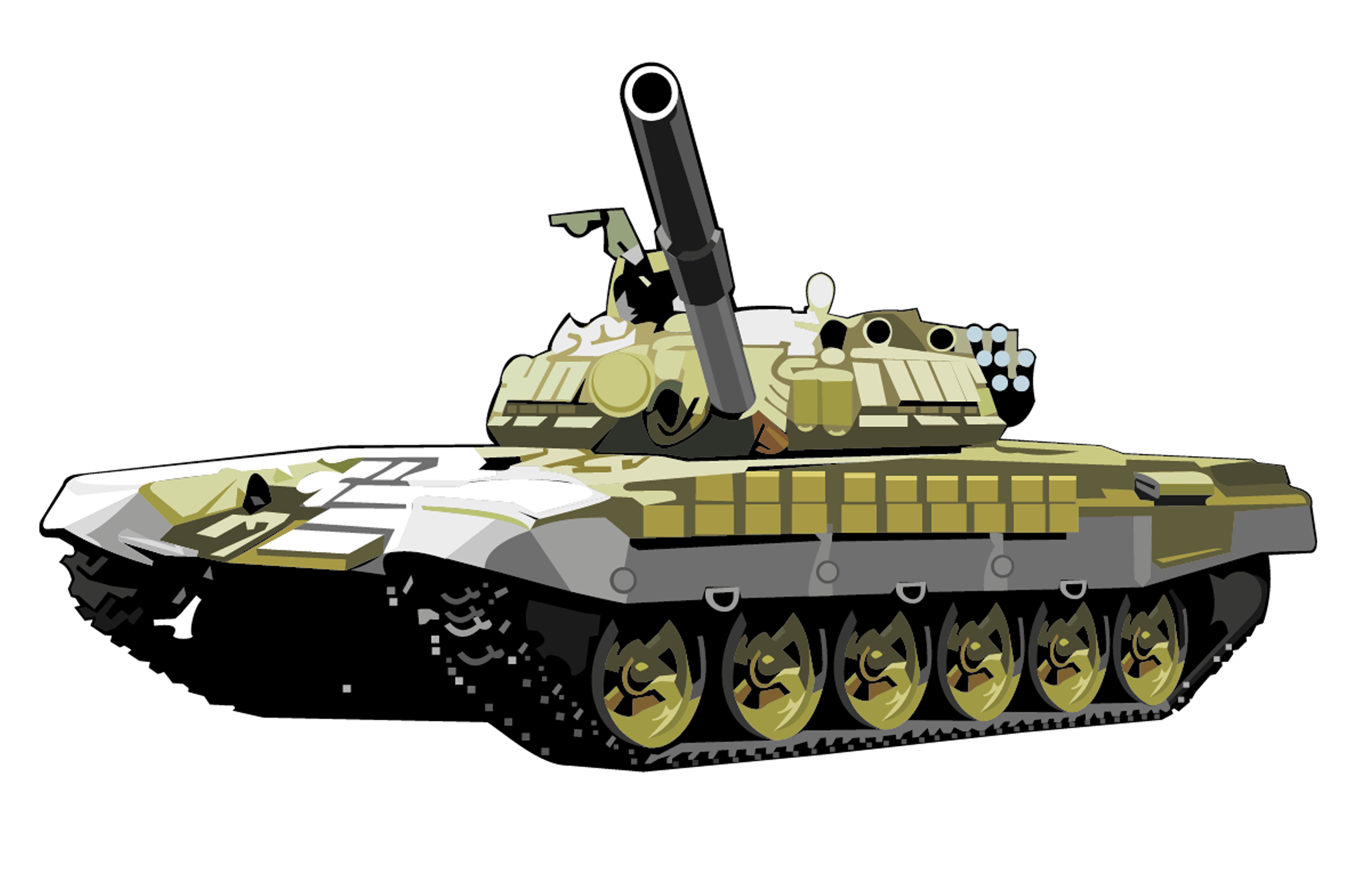 Tank T72, tank lapis baja