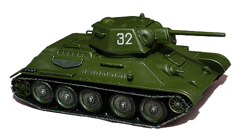 Tank T34, tank lapis baja