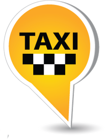 택시 표지판