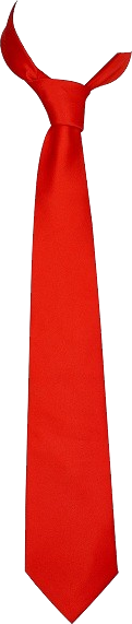 Une cravate rouge