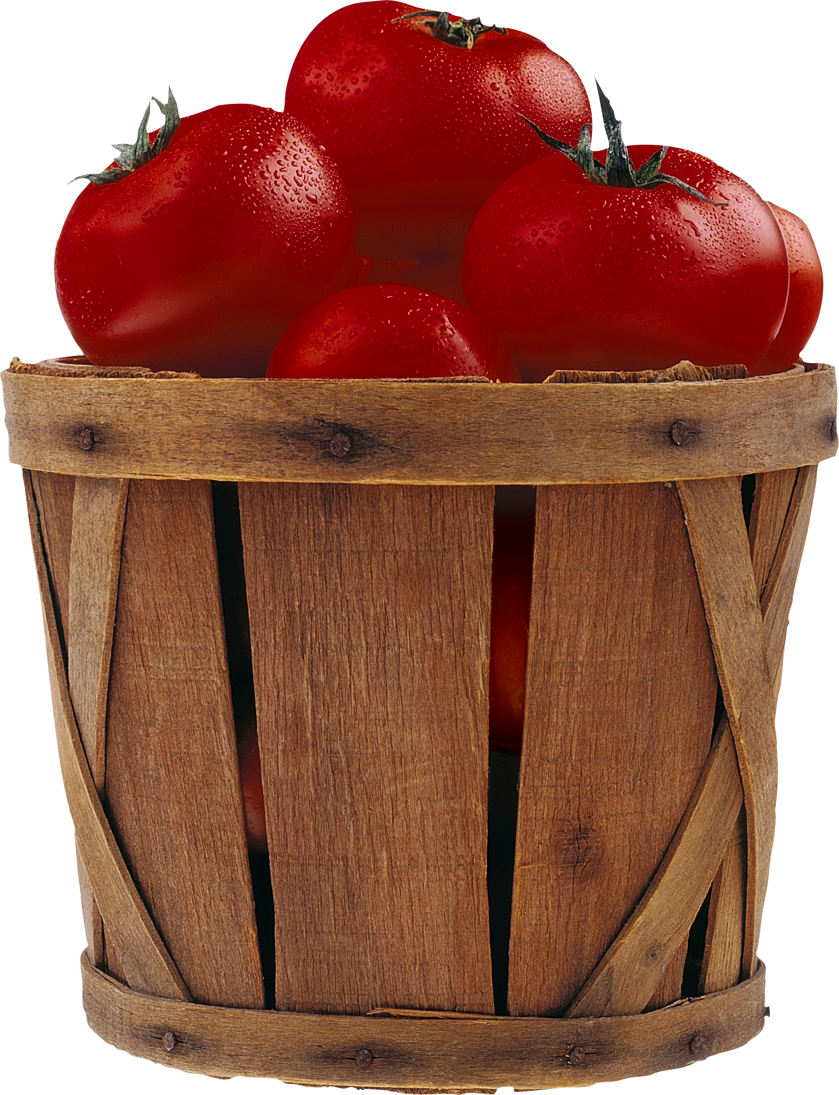桶里的西红柿