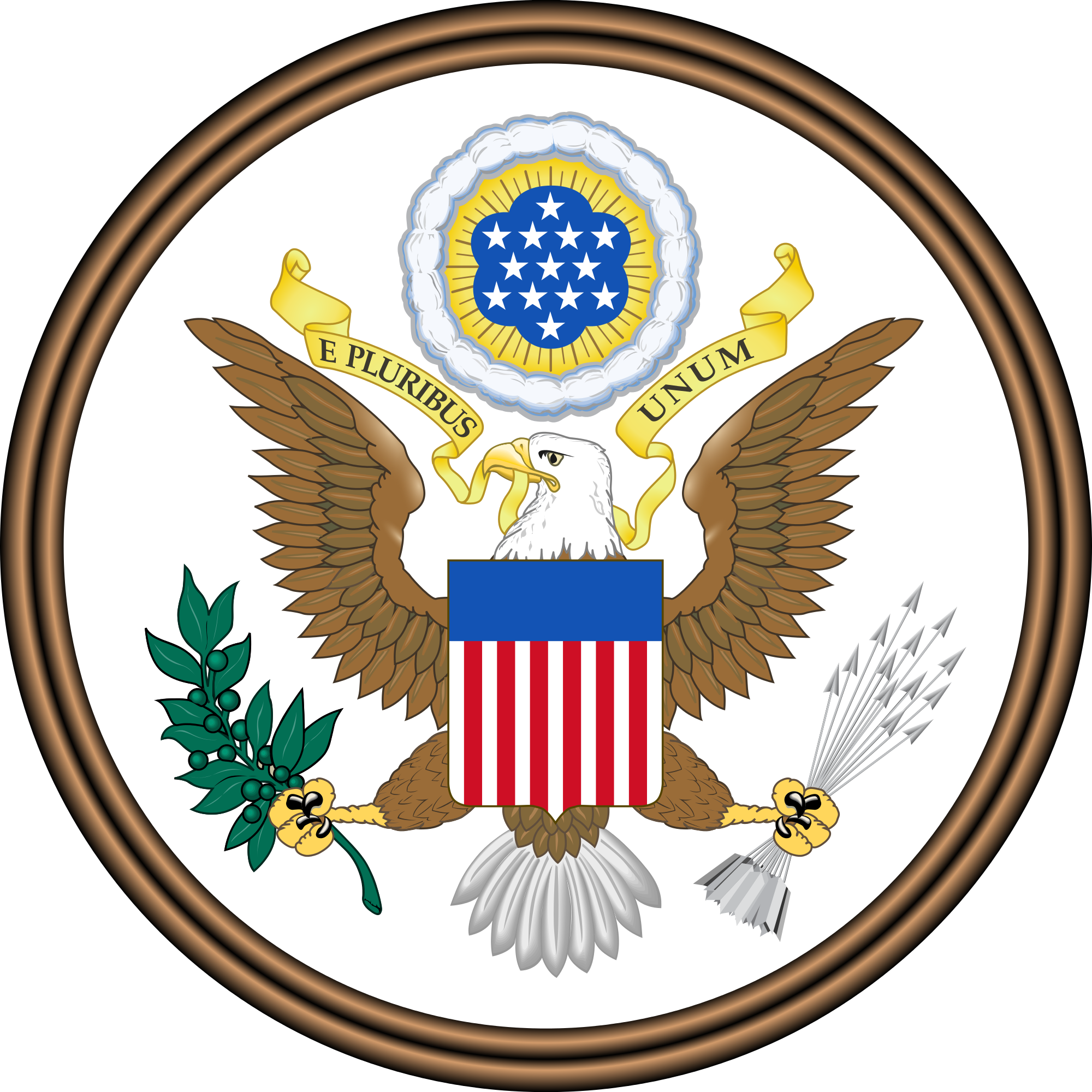 Nationales Emblem der USA