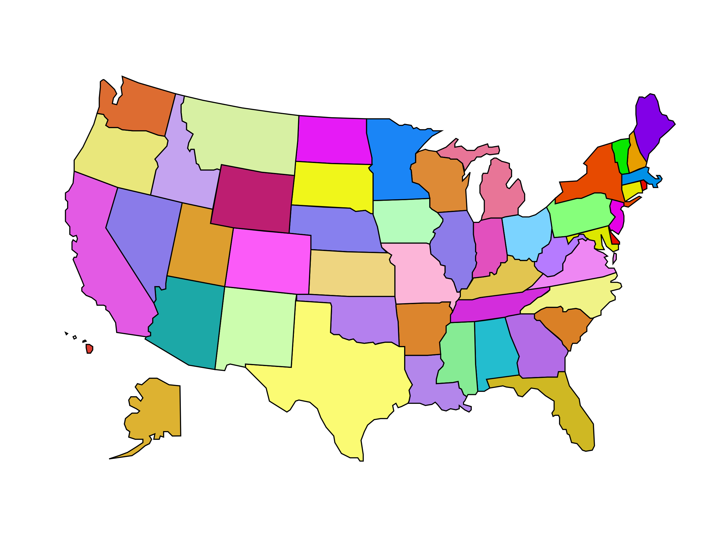 Peta Amerika Serikat